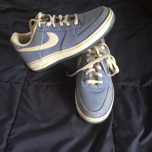 Blue Air Force ones